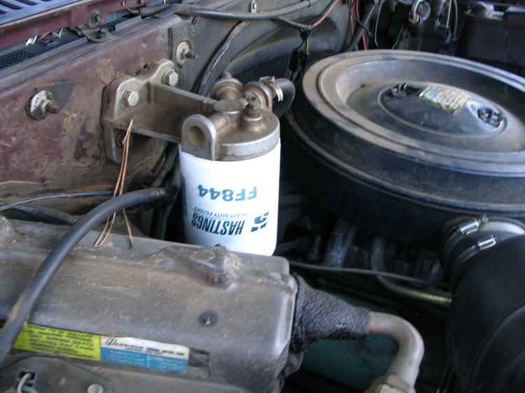 Топливный фильтр на старом авто