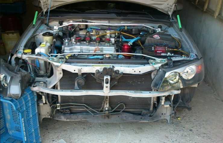 Подготовка к ремонту авто Nissan Almera