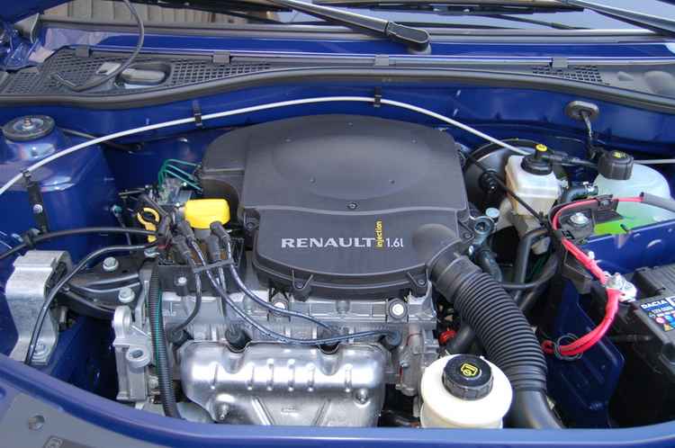 Двигатель 1.6л Renault Logan