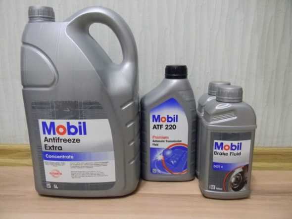 Mobil Antifreeze Extra 2T и Advanced
