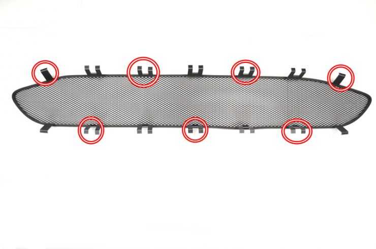 Фотография стандартной решетки радиатора для Nissan Qashqai