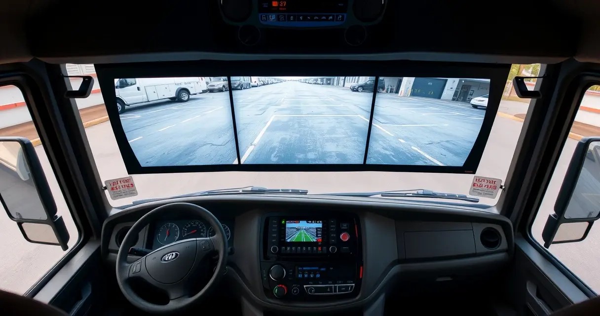 Камеры заднего вида для грузовиков и автобусов