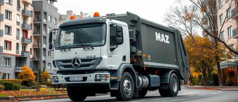 Мусоровозы МАЗ: техника для коммунальных служб